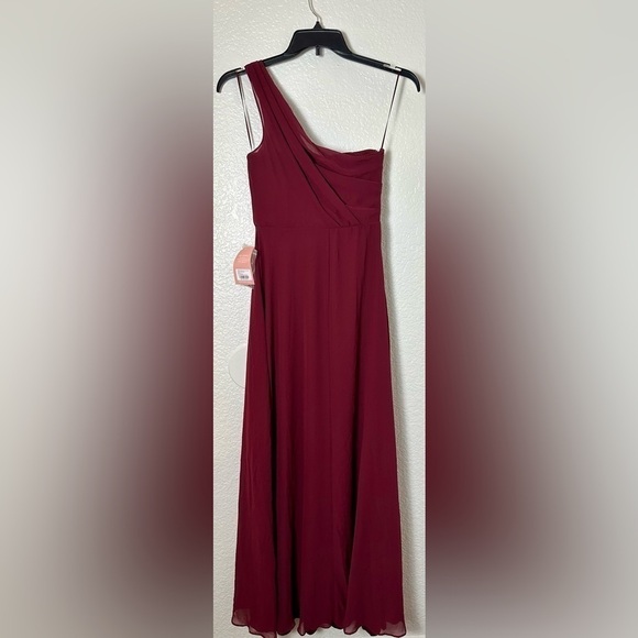 NWT Birdy Grey Kira Dress in Chiffon Cabernet - Picture 6 of 7